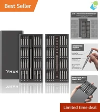 Ergonomic 63-in-1 Magnetic Repair Tool Set for Laptops, Phones, and More