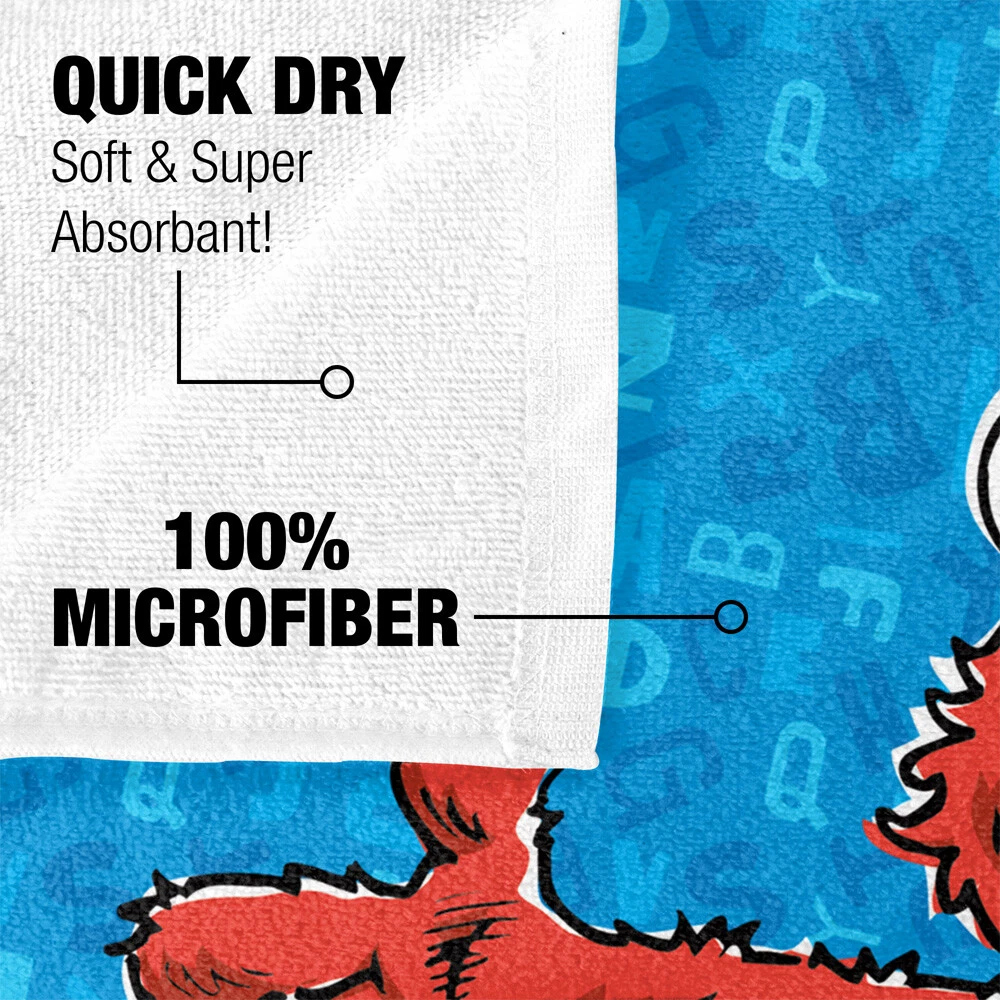 Sesame Street Elmo Character Officially Licensed Beach Towel 30"x60"