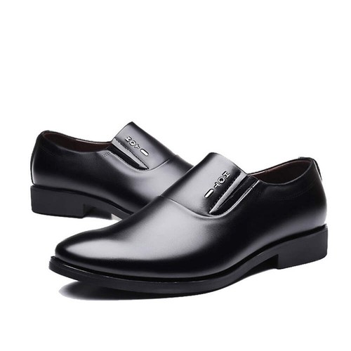 Men's Leather Shoes Business Formal Wear and Casual Dress Shoes Adult Low Upper - Picture 8 of 20