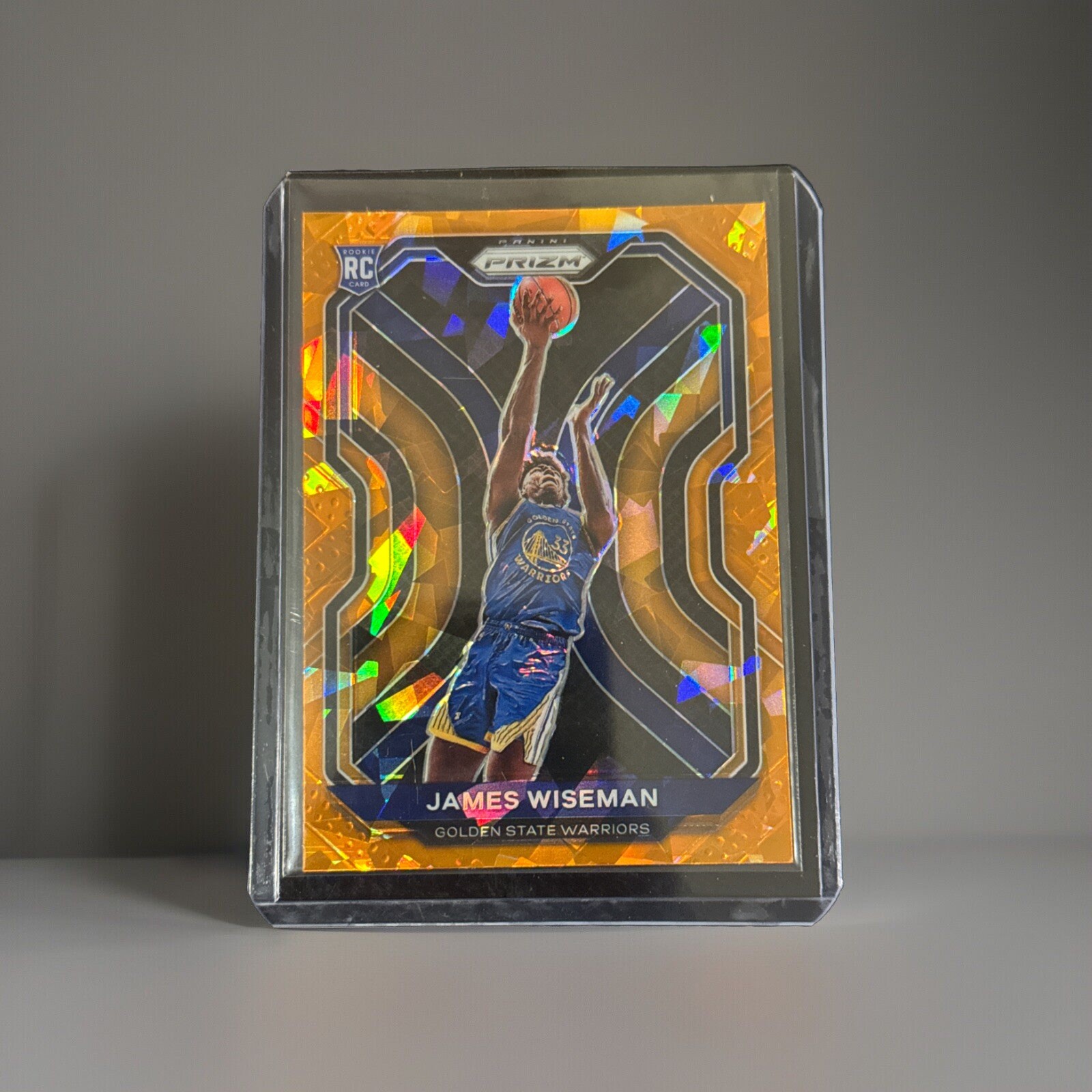2020-21 Panini Prizm - Orange Ice Prizm #268 James Wiseman (RC)