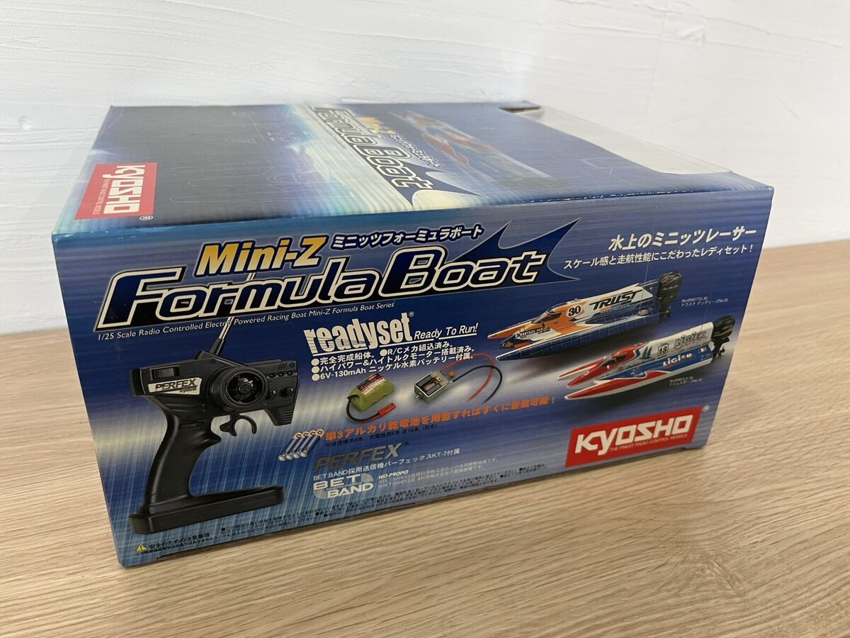 OLD Super Rare Kyosho MINI-Z Racer Formula Boat LIGER #18