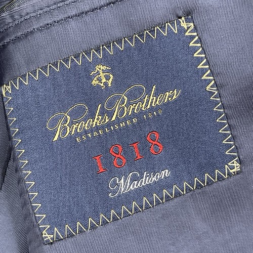 Brooks Brothers 1818 Madison Fit Blazer Jacket Silk/Wool Houndstooth Size 40R - Picture 7 of 12