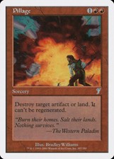 4x Pillage- LP - 7th Edition - SPARROW MAGIC mtg