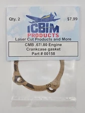 CMB .67/.80 Crankcase Gasket 2 Pack NIP