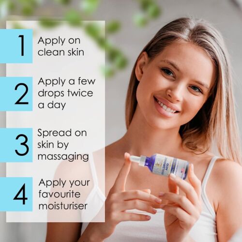 Hyaluronic Acid Anti-aging Serum for Face - 100% Pure Medical Formula - 2x 2oz - Picture 5 of 6