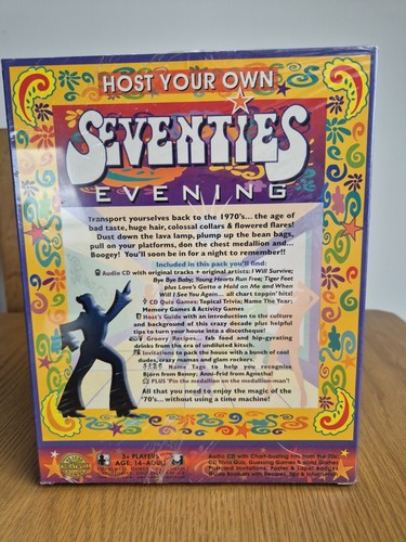 Host Your Own Seventies Evening Deluxe Cheatwell Games Party Game New - Picture 2 of 4