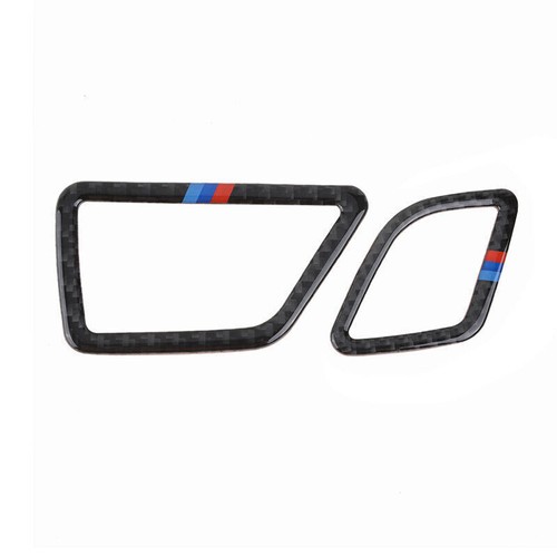Cubierta de moldura de ventilación de salida de aire de tablero de fibra de carbono para BMW Serie 5 F10 2011-2017 - Imagen 4 de 6