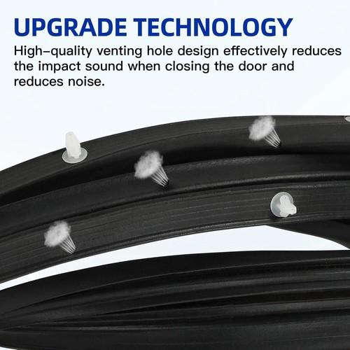 Rubber For 2006-2011 Honda Civic Front Left Door Seal Weather Strip Replacement - Picture 5 of 12