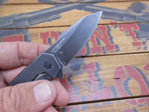Kershaw Gravel 2065 Speedsafe Pocket Knife Frame Lock Plain Edge Blade - Picture 3 of 8