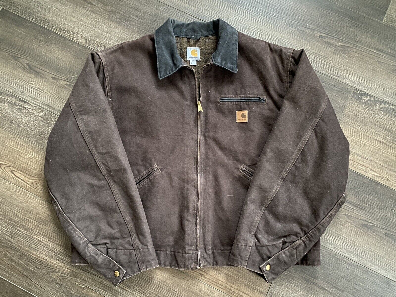 Vintage Carhartt Detroit Jacket J97 DKB - 2XL Regular