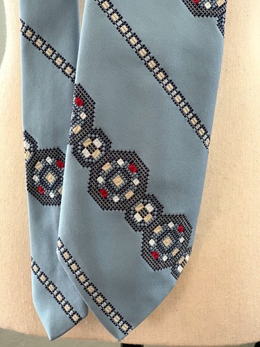 Vintage Sears  Mens Store Polyester Necktie, Vintage Tie, Retro Tie - Picture 6 of 10