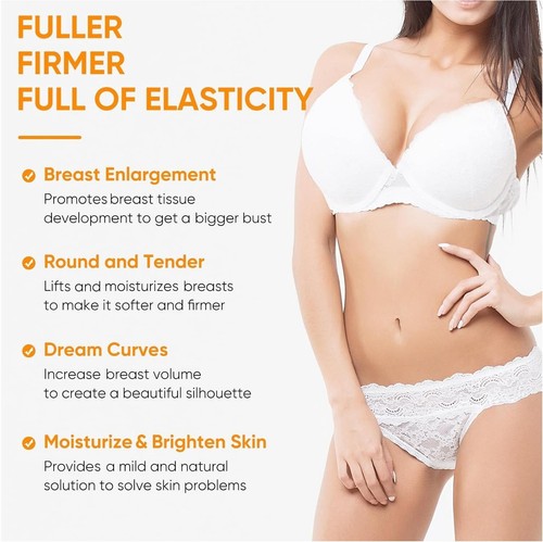 Natural Breast Enhancement Pills for Women & Men – Fast Acting, Vegan Formula 90 - Picture 20 of 24