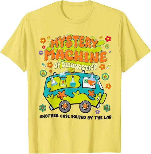 Mystery Machine of Diagnostics Lab Week 2025 Med Lab Tech T-Shirt Hoodie - Picture 9 of 11