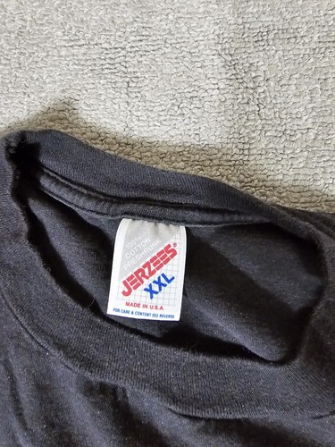 Vtg San Diego California Mens T Shirt 2XL Black Made In The USA Jerzees - Bild 12 von 12