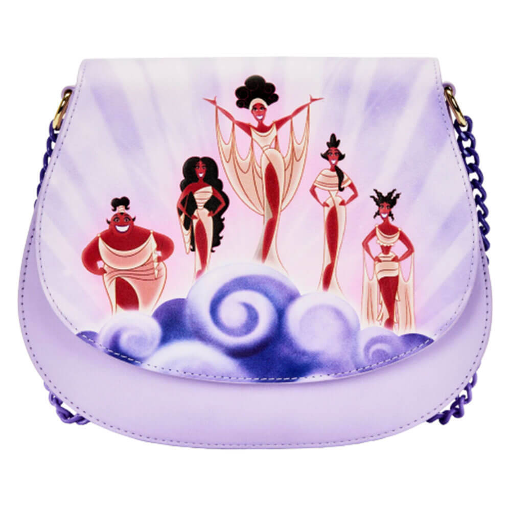 Hércules (1997) Musas Nubes Bandolera coleccionable de piel sintética (27x15x10c