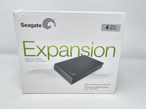Seagate Expansion Dsktp 4TB External Hard Disk Drive HDD USB 3.0 STBV4000100 NEW