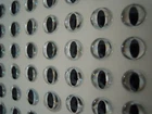 3mm 4mm 5mm 6mm 7mm Silver Snake Pupil Eyes 3D Holographic Fishing Lure Eyes