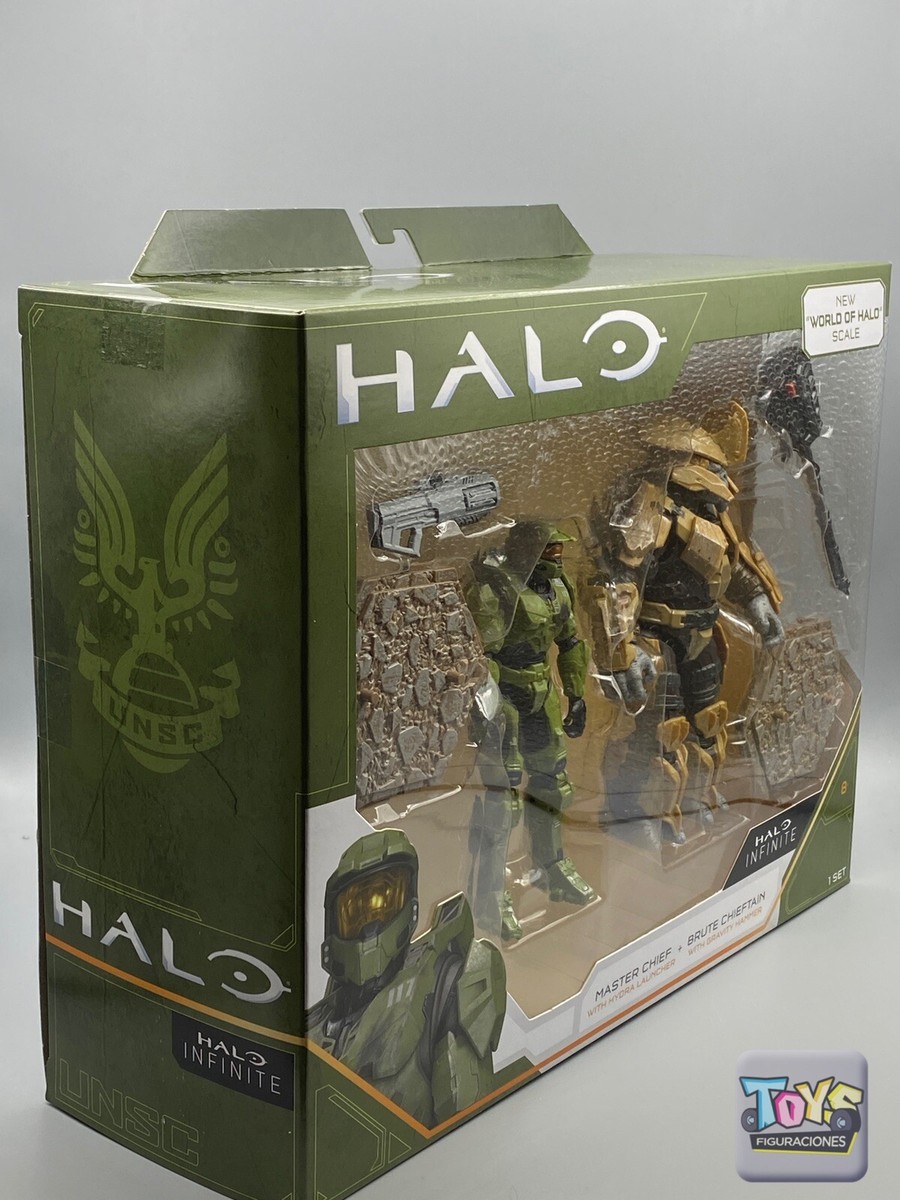 Halo Infinite World of Halo 2 Pack Master Chief and Brute