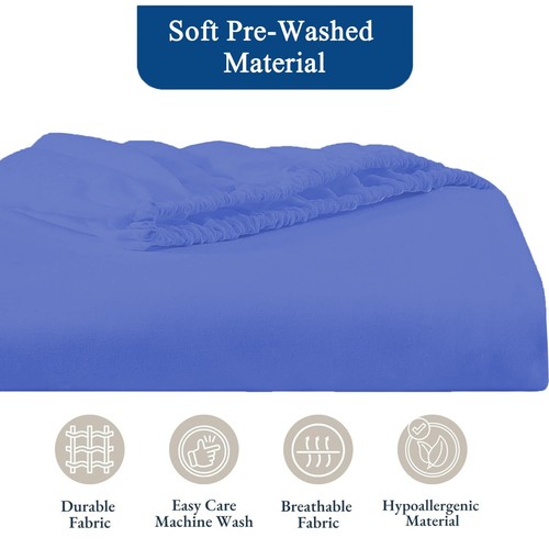 Extra Deep 30CM Fitted Sheet Bed Sheets Single Double King Super King Bed Size - Picture 88 of 120