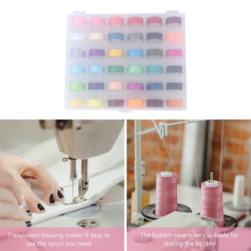 36 Pcs Sewing Storage Tools Bobbin Case Storage Box Organizer - Picture 12 of 12