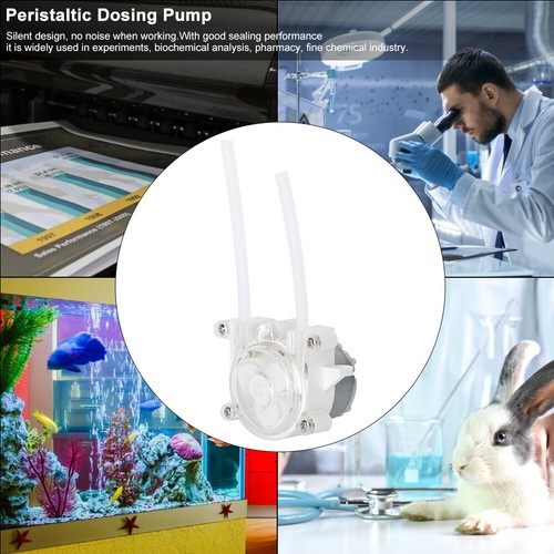 Peristaltic Pump Engineering Plastic Peristaltic Dosing Pump 0-60ml/min HD US - Picture 5 of 10