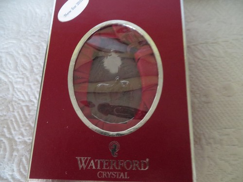 WATERFORD CRYSTAL Sleeping Mouse Orn W/Enhancer Germany 151963 - Picture 4 of 4