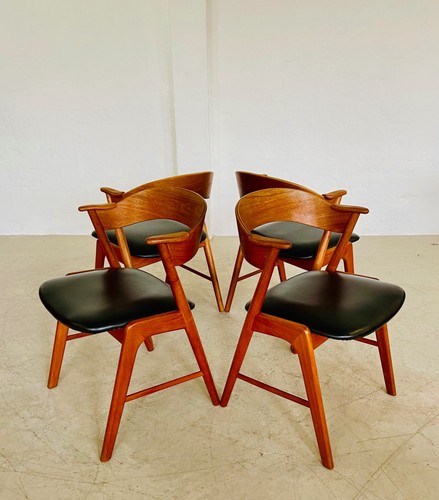DANISH VINTAGE KAI KRISTIANSEN MODEL 32 CHAIRS FOR SCHOU ANDERSENS MØBELFABRIK - Picture 19 of 21