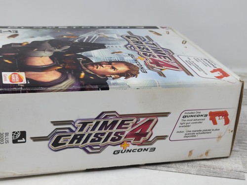 Time Crisis 4 & Gun PlayStation 3 PS3 system Guncon3 W/Box Bundle Missing Sensor - Picture 10 of 14