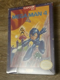 Mega Man 4 - Nintendo NES - Complete In Box (CiB) Manual Foam Cart Very Clean