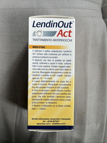 Linea Act LendinOut Act Shampoo Antipidocchi 150ml + Pettine - Imagen 4 de 5
