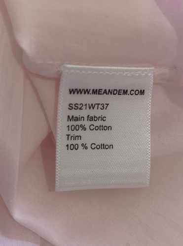 ME + EM - Women’s Pink Cotton Shirt / Blouse Size 12 - Picture 15 of 15