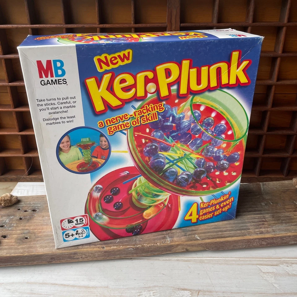 Kerplunk MB Games Vintage Board Game 2011 Family Fun Ker-Plunk Retro Kids Game - Image 4 of 4