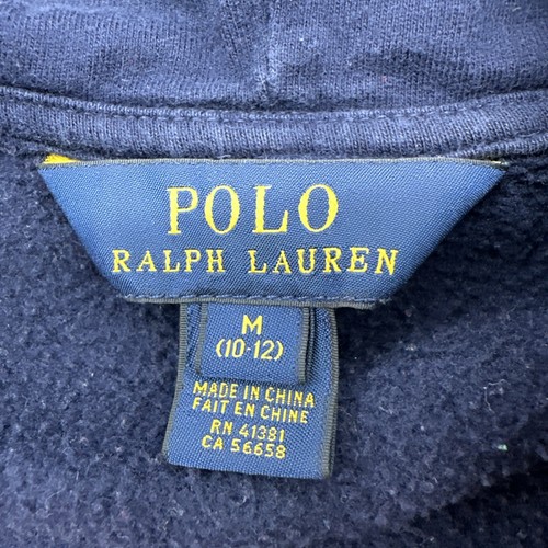 Polo Ralph Lauren Zip Up Sweater Youth Boy Medium Embroidered Logo..#30730 - Picture 4 of 12