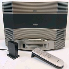 Silver Bose Acoustic Wave Music System II CD Radio with Remote  Bluetooth
