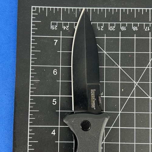 Kershaw XCOM Pocket Knife 8Cr13MoV George Design Black Dagger Folder 3425 - Picture 3 of 8