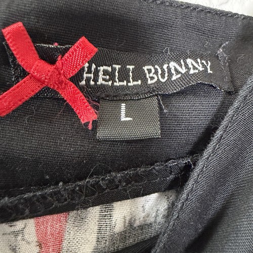 Hell Bunny Damen B-Movie Monster Print Minikleid Größe L Rockabilly Retro Pinup - Bild 8 von 20