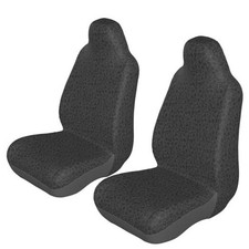 Car Seat Covers Set of 2 Leopard Car Accessories, Cheetah Print Car Seat Black