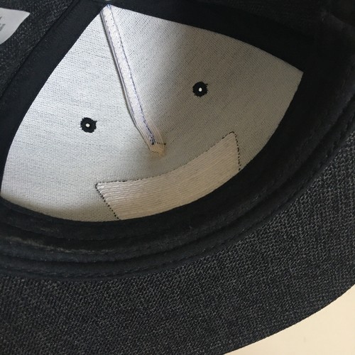 Vans Hat Cap Snap Back Adult OS Gray CA NY Since 1966 Herringbone Skater HipHop - Picture 10 of 11