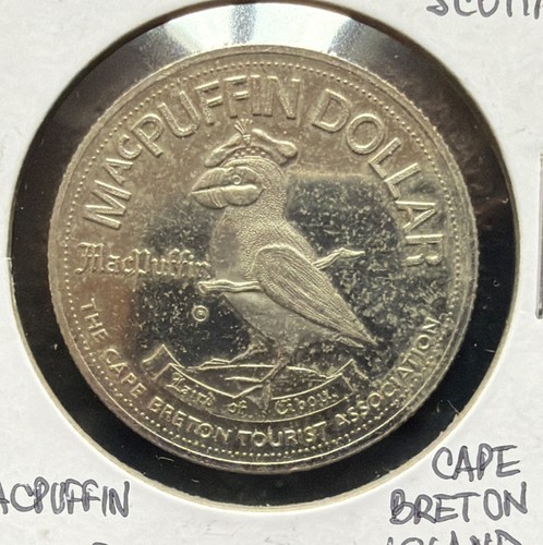 1981 Cape Breton Nova Scotia - Kanada - 1 $ MacPuffin Trade Dollar - BlueNose Ship - Bild 1 von 4