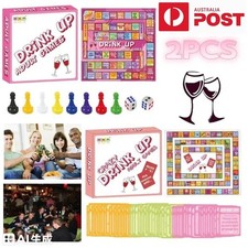 Crazy Drink Up Card Game Fun Monopoly Intimacy Family Friends Group Adults Party
