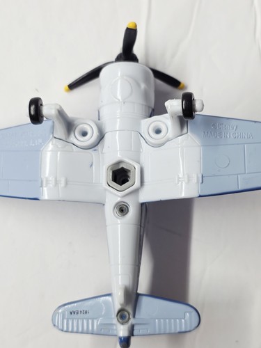 Disney’s Pixar Planes #7 Blue SKIPPER RILEY Mattel Die Cast Toy Aircraft 4" - Picture 16 of 16
