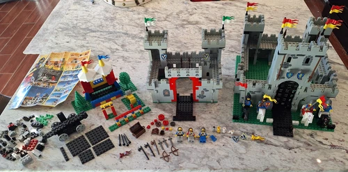 LEGO: King's Castle 6080, Knight's Castle 6073,  Knight's Challenge 6060, & 6030