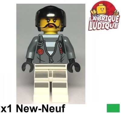 Lego Figur Minifiguren City Polizei Frau Diebin Gefangener Helm Pilot cty0994
