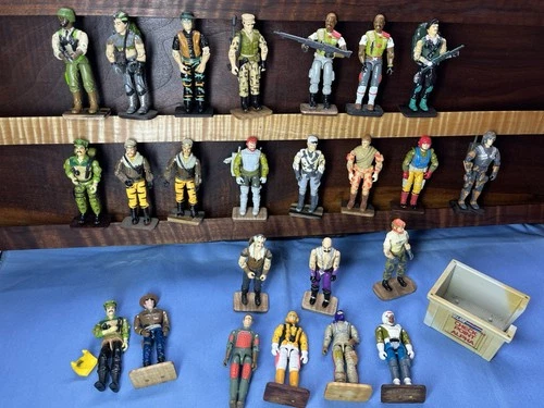 Vintage G.I. JOE Hasbro Figure 3 3/4 Lot ARAH Some With Accessories