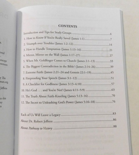 How To Know If You're Really Saved By Robert Jeffress James Study Guide 2025 - Picture 3 of 4