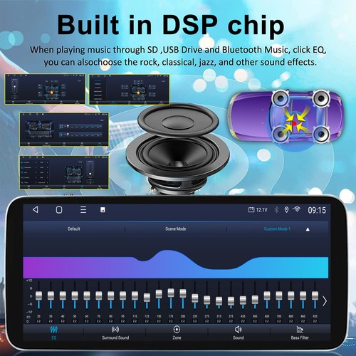 12.8'' Für 2009-12 Benz GLK Klasse NTG 4.0 Carplay Autoradio Android13 Bluetooth - Picture 11 of 11