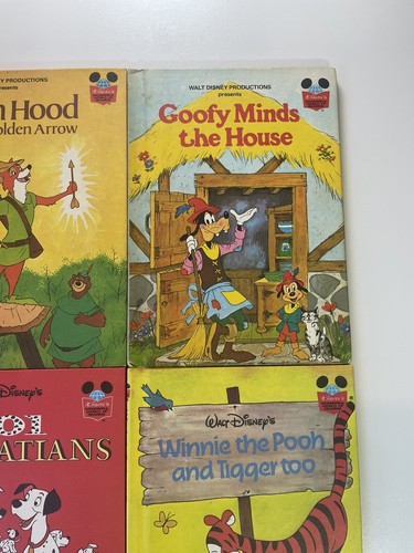 Lot of 9 Walt Disney Wonderful World of Reading Books Hard Cover Vintage Grolier - Imagen 4 de 20
