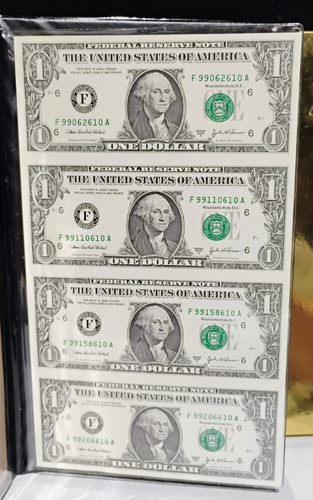 World Reserve Monetary Exchange Uncut Sheet Series 2003 w/ Certificate & Box - Bild 2 von 3