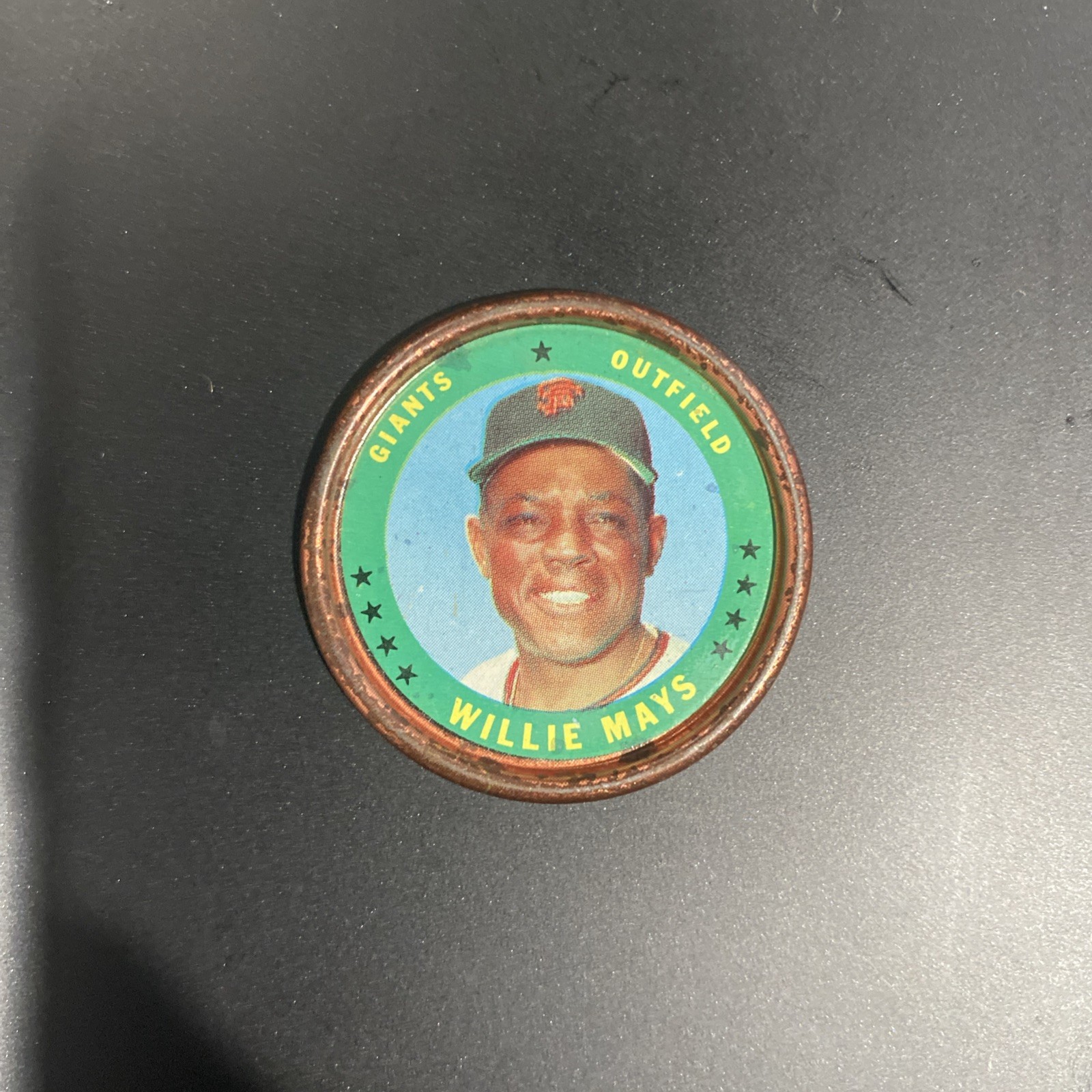 1971 Topps Coins - #153 Willie Mays HOF Baseball MLB