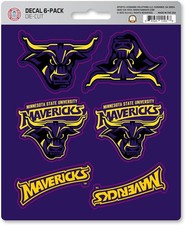Mississippi State University Bulldogs 6-Piece Decal Sticker Set, 5x6 Inch...